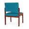 Lesro Lenox Armless Guest Chair, 22.5 in W 26 in L 31.5 in H LW1102 - alternate 2
